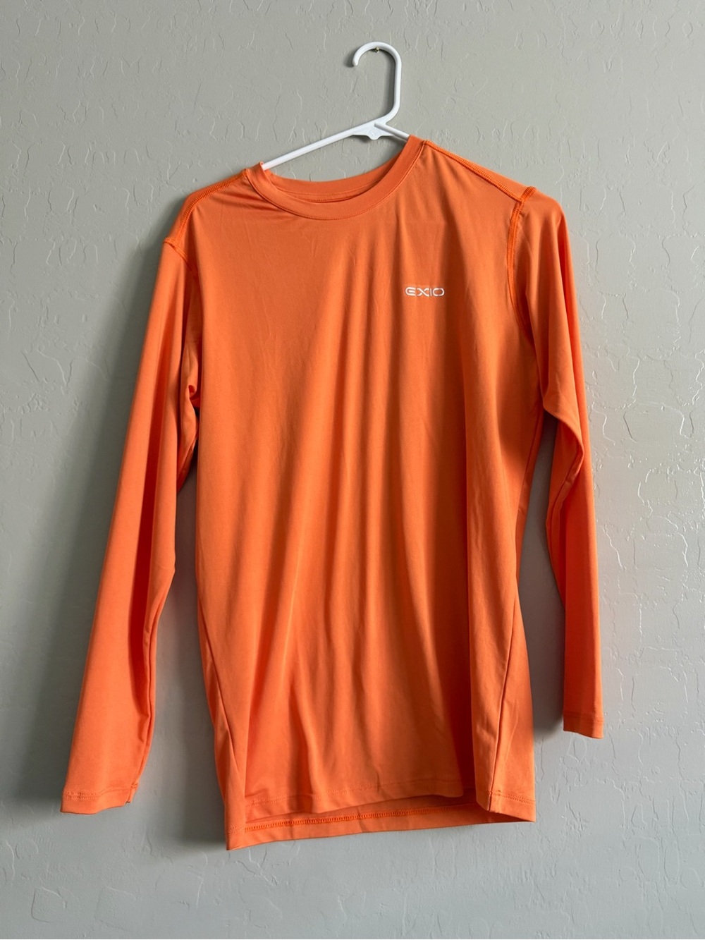 Men's Long Sleeve Performance Shirt - Orange
